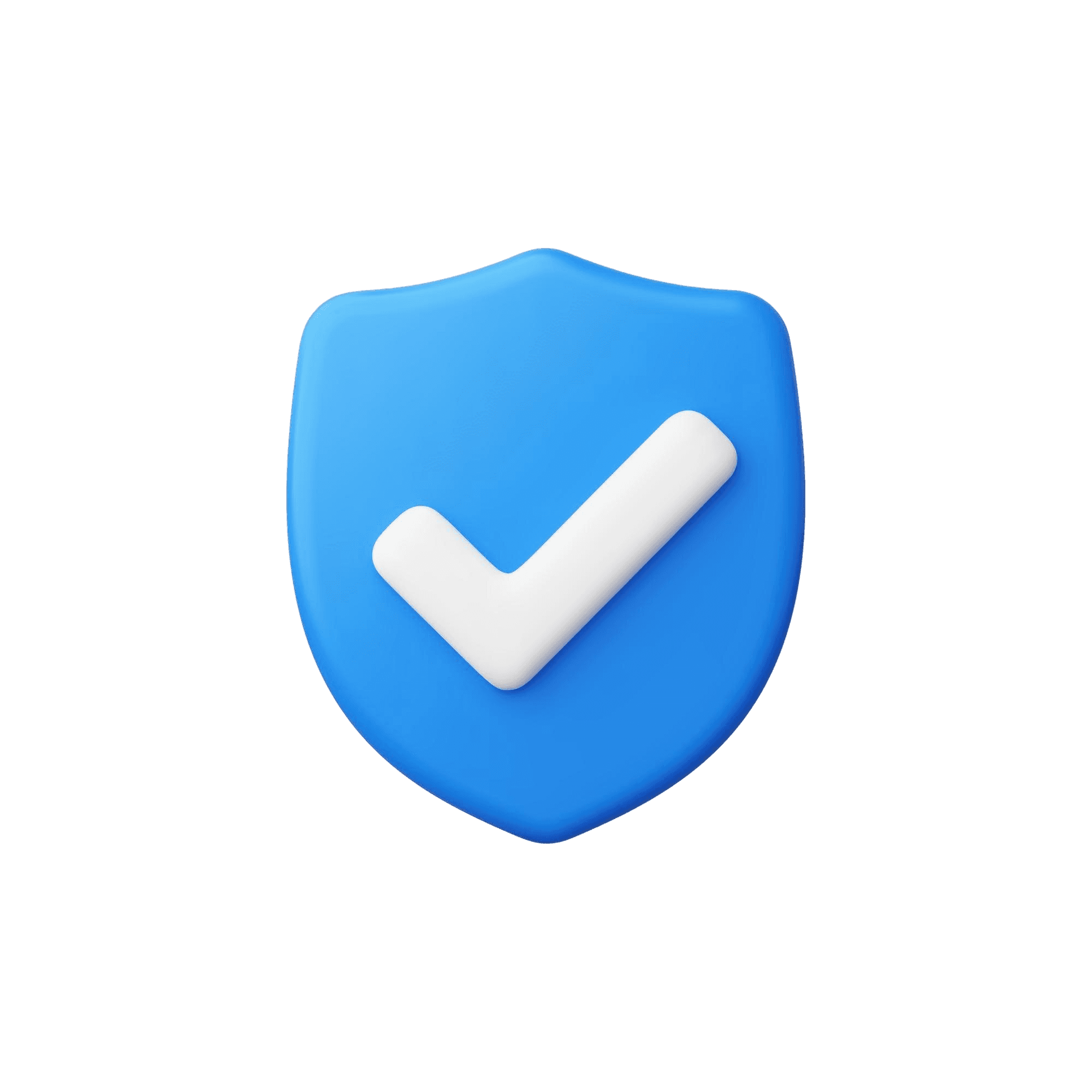 Security shield 3D illustration